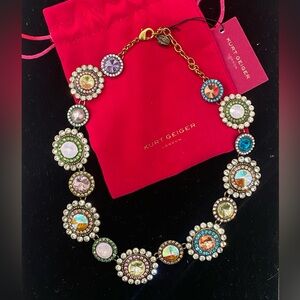 Kurt Geiger London Octavia Crystal Necklace NWT